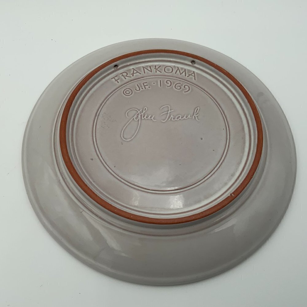 2 Signed Frankoma Christmas Plate Collection 1974 & 1969 Mother Mary & Jesus - Picture 7 of 8
